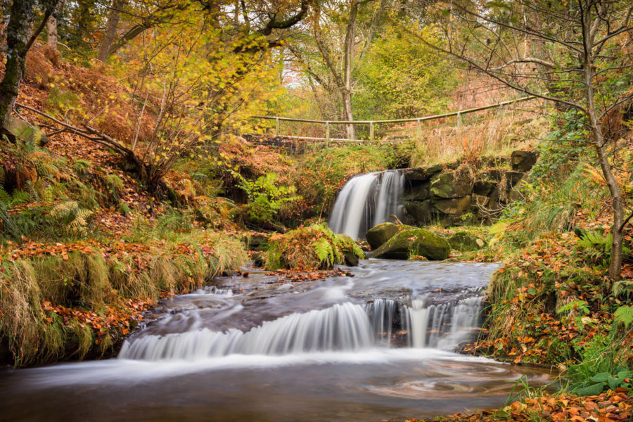 Autumn at Blow Gill waterfall