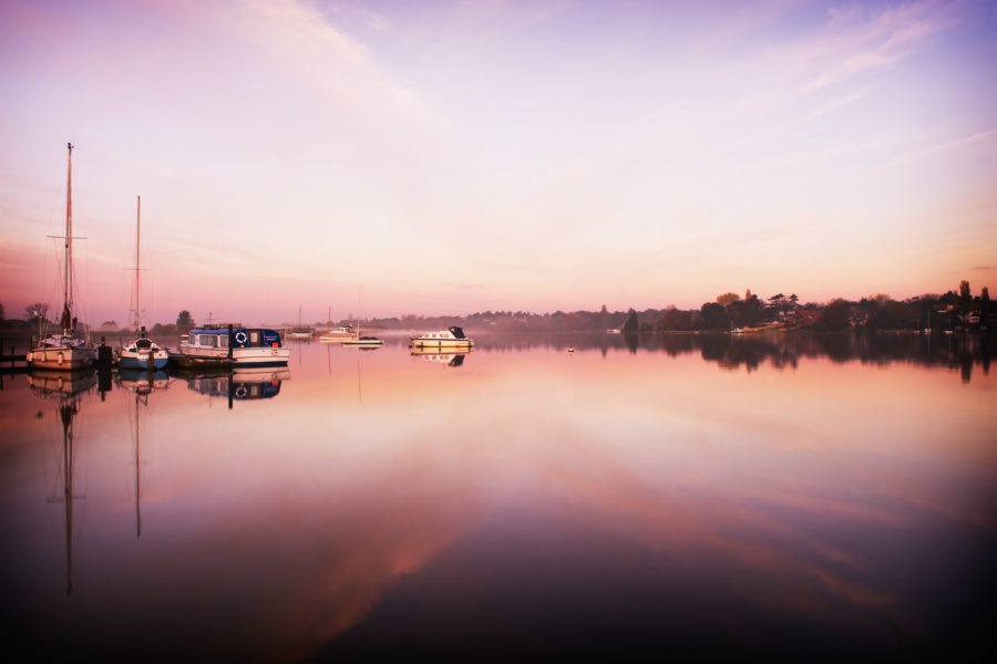 Sunrise on Oulton Broad