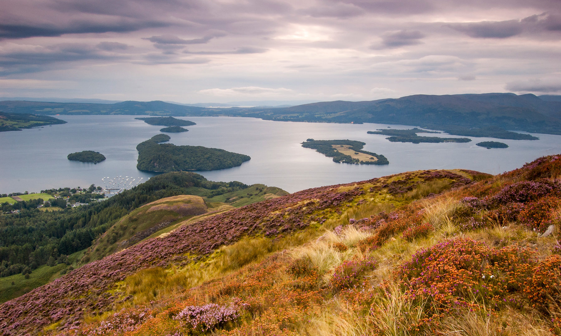 Conic Hill over looking Loch Lomond, Highland Boundary Fault line