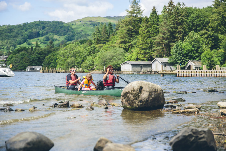 Kayaking on Windermere, England’s largest lake