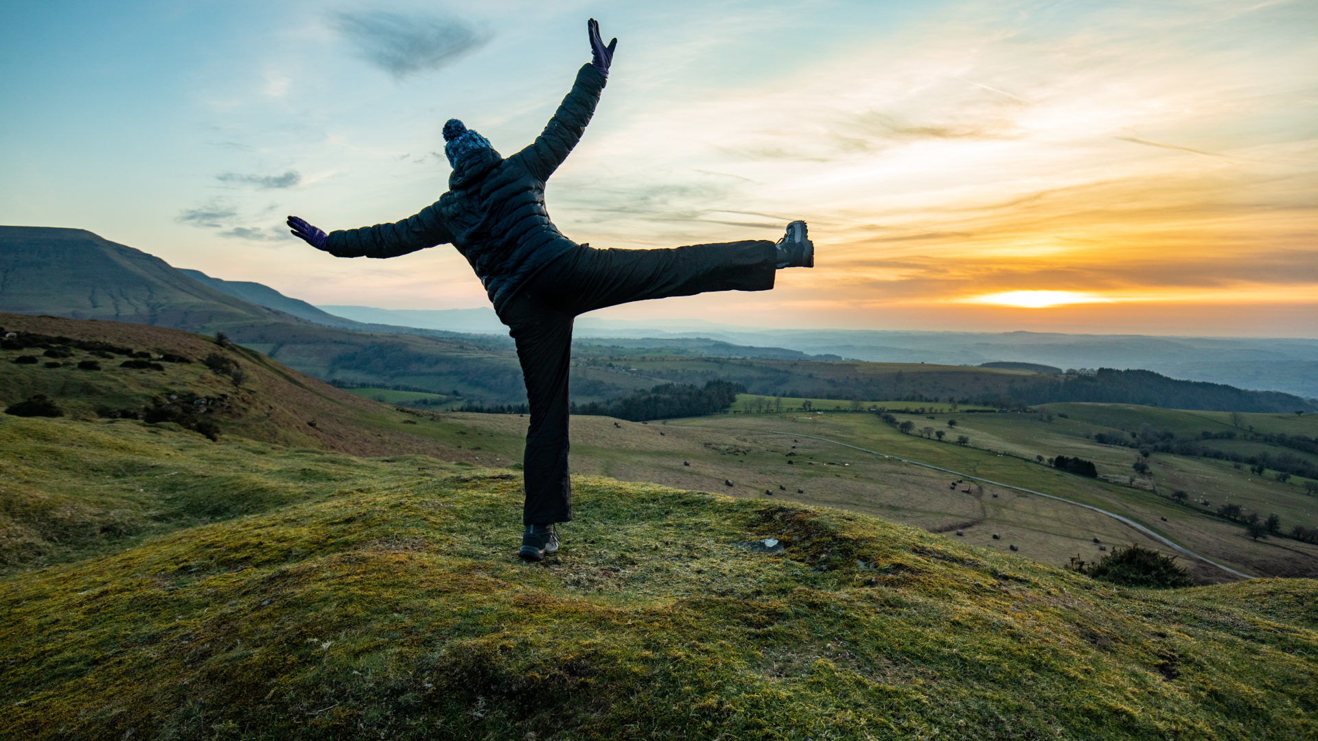 Jump for Joy in the Black Mountains 