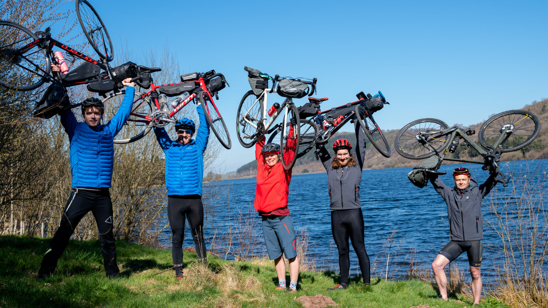 From left to right: Lukas, Isaac, Sal, French Alex and Welsh Alex , Photo: by Daniel Willliams