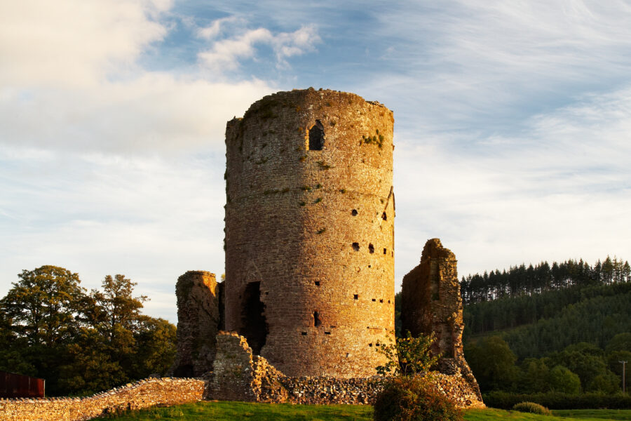 Tretower in Bannau Brycheiniog (Brecon Beacons) 