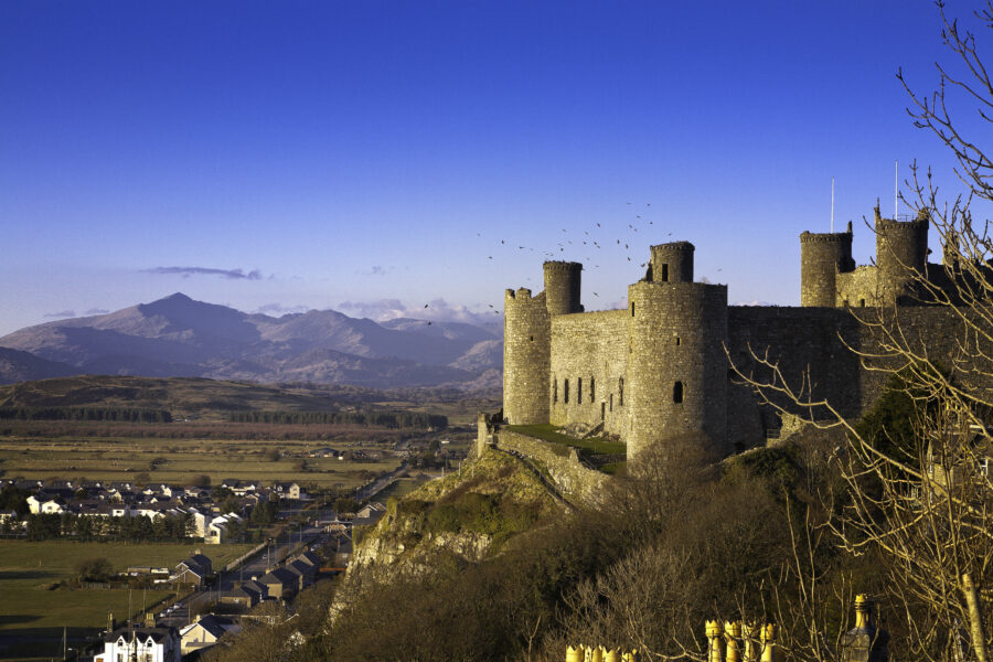 Harlech Castle in Eryri (Snowdonia)