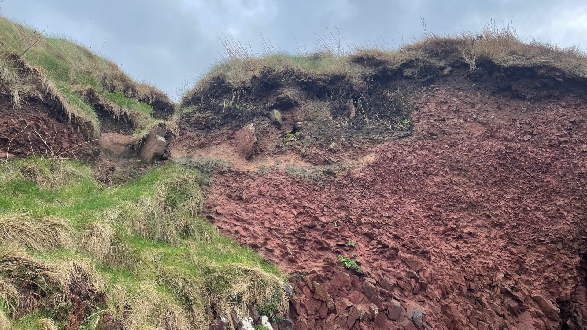 Remains of stone cists (burial chambers) at St Brides